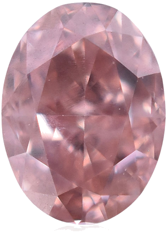 0.17 carat Fancy Orangey Pink-VS1 Natūralus Oval Deimantas (1)