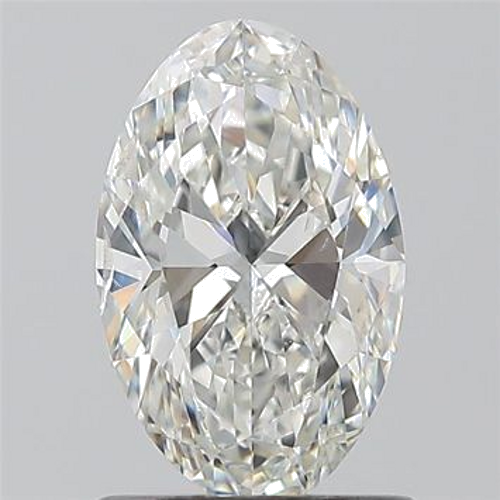 1.01 carat H-SI2 Natūralus Oval Deimantas (1)