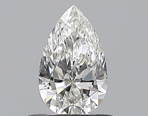 0.53 carat F-VVS2 Natūralus Pear Deimantas (1)