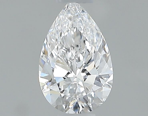 0.31 carat D-VVS2 Natūralus Pear Deimantas (1)
