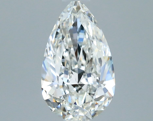 0.5 carat G-VVS1 Natūralus Pear Deimantas (1)