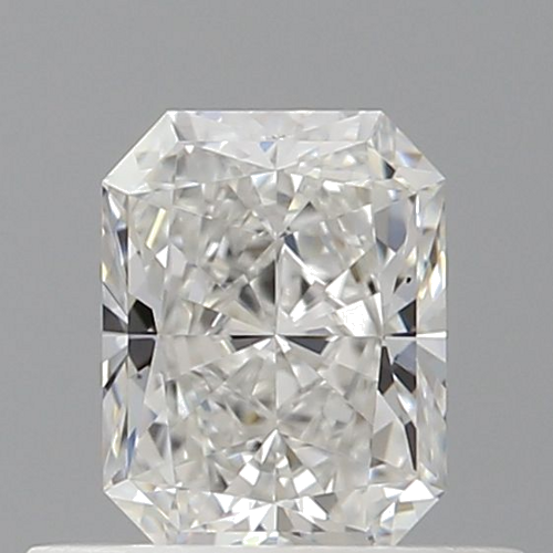 0.5 carat F-VVS2 Natūralus Radiant Deimantas (1)