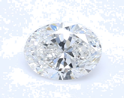 0.5 carat H-SI1 Natūralus Oval Deimantas (1)