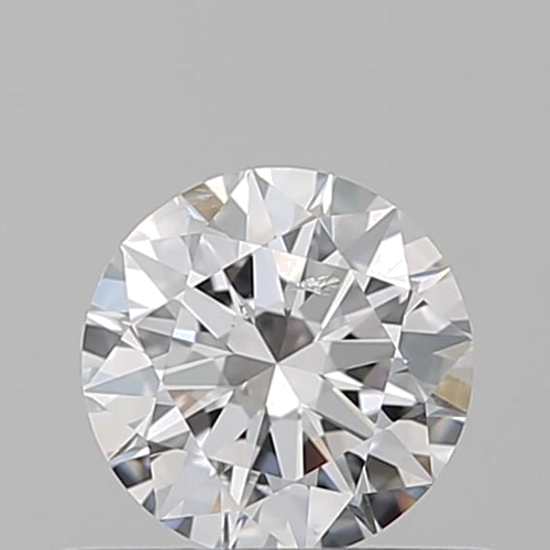 0.52 carat E-SI2 Excellent cut Natūralus Round Deimantas (1)