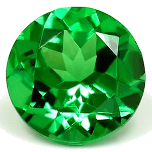 0.37 carat GREEN Round Garnet (1)