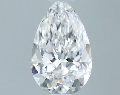 0.5 carat E-VVS2 Natūralus Pear Deimantas (1)