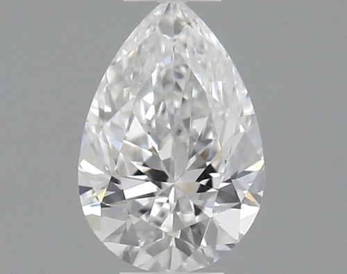0.25 carat D-VVS2 Natūralus Pear Deimantas (1)