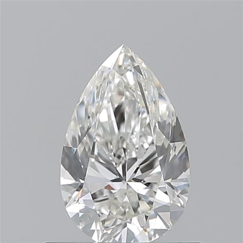 0.7 carat H-VVS2 Natūralus Pear Deimantas (1)