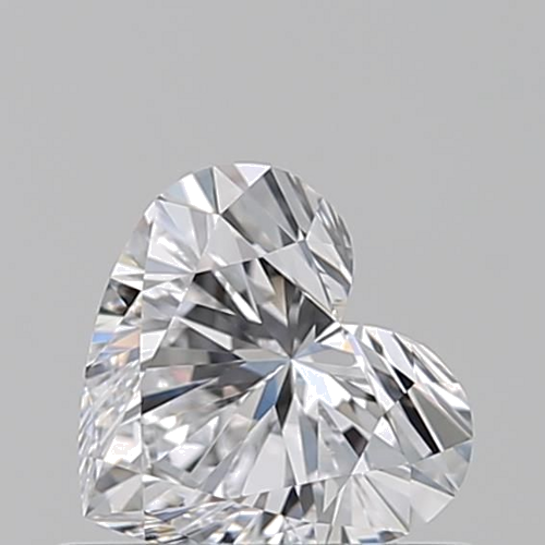 0.53 carat D-IF Natūralus Heart Deimantas (1)