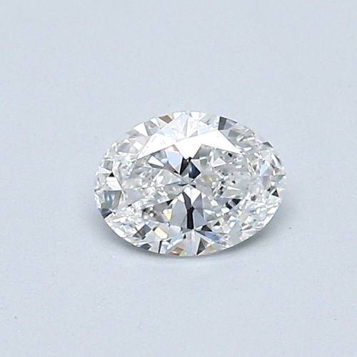 0.4 carat E-VVS1 Natūralus Oval Deimantas (1)