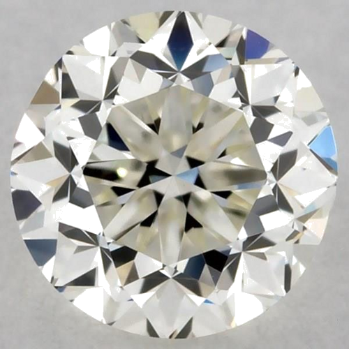 0.5 carat J-VVS1 Fair cut Natūralus Round Deimantas (1)