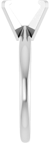 Sužadėtuvių Žiedas „Solitaire“ 585 Baltojo Aukso Emerald 7mm x 5mm (4)