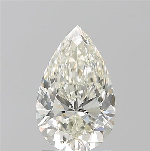 1.55 carat K-SI2 Natūralus Pear Deimantas (1)
