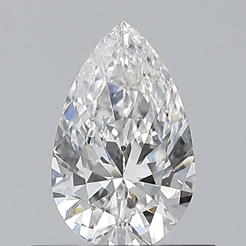 0.5 carat E-VS2 Natūralus Pear Deimantas (1)