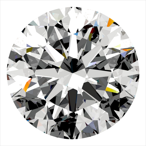 0.58 carat D-VS1 Excellent cut Natūralus Round Deimantas (1)