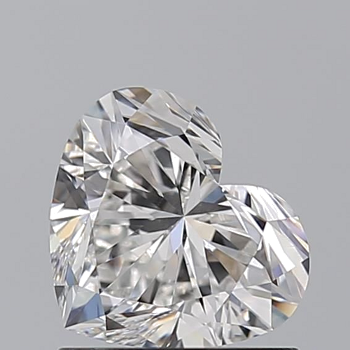 1.03 carat F-SI1 Natūralus Heart Deimantas (1)