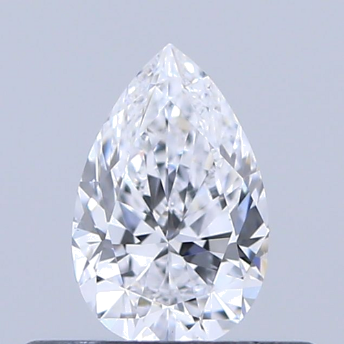 0.3 carat D-VS2 Natūralus Pear Deimantas (1)