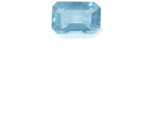 0.54 carat BLUE STEP cut Octagonal Aquamarine (1)