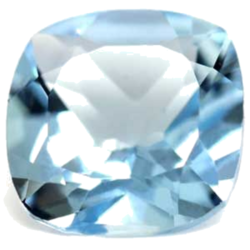 0.67 carat BLUE Cushion Aquamarine (1)