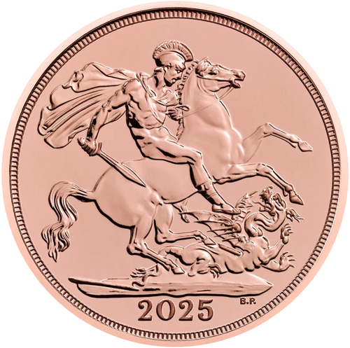 Soveren Чарлз III 2025 златна монета (2)