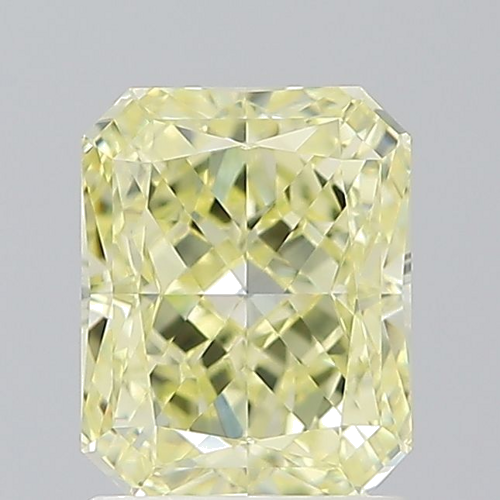 1.51 carat Fancy Light Yellow-VVS2 Natūralus Radiant Deimantas (1)