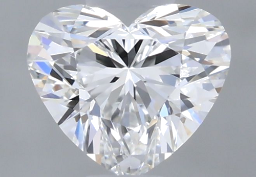 0.38 carat F-VS1 Natūralus Heart Deimantas (1)