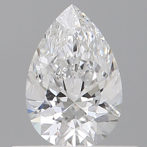 0.5 carat D-VS1 Natūralus Pear Deimantas (1)