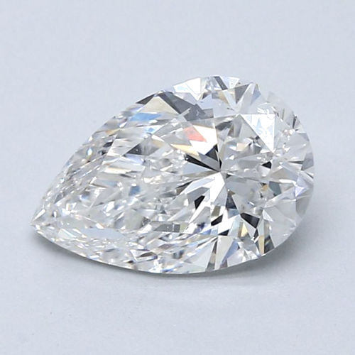 1.7 carat E-SI1 Natūralus Pear Deimantas (1)