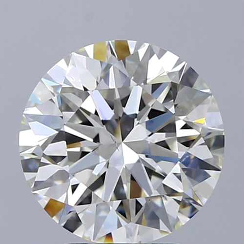 3.52 carat I-SI1 Excellent cut Natūralus Round Deimantas (1)