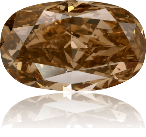 2.17 carat Fancy Dark Brown-SI2 Natūralus Oval Deimantas (1)