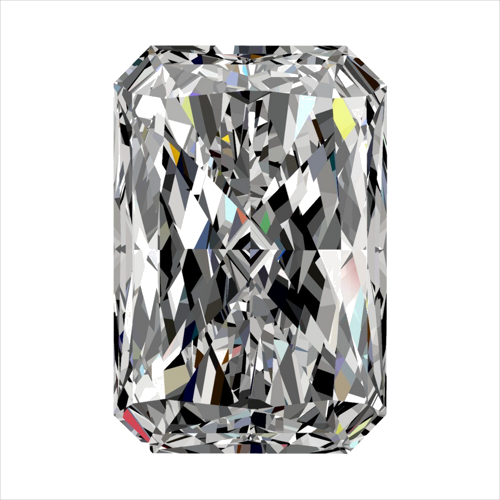 0.32 carat G-VVS1 Natūralus Radiant Deimantas (1)
