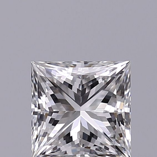 0.42 carat E-VVS2 Natūralus Princess Deimantas (1)