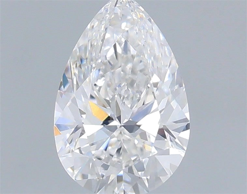 0.5 carat E-VVS2 Natūralus Pear Deimantas (1)