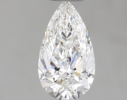 0.34 carat F-VS1 Natūralus Pear Deimantas (1)