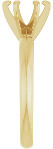 Sužadėtuvių Žiedas „Solitaire“ 585 Geltonojo Aukso Round 6.4mm (4)