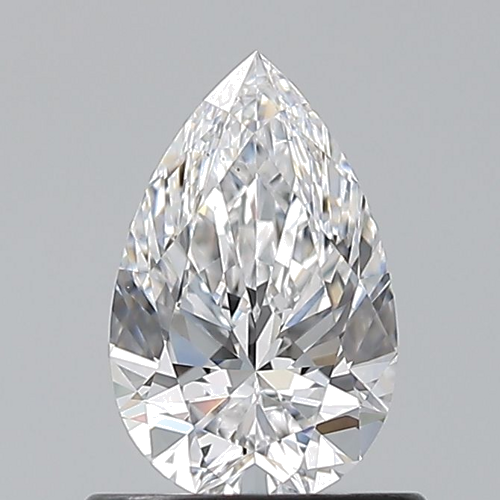 0.7 carat D-VS2 Natūralus Pear Deimantas (1)