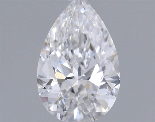 0.5 carat D-VS1 Natūralus Pear Deimantas (1)