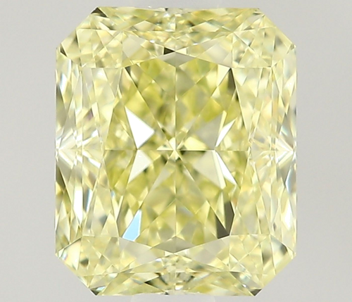 1.0 carat Fancy Yellow-VS2 Natūralus Radiant Deimantas (1)