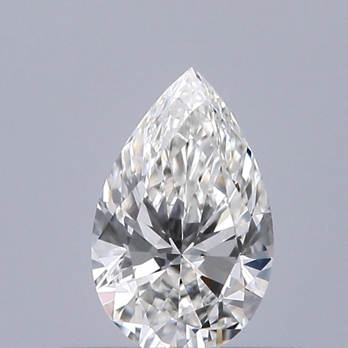 0.35 carat G-VVS1 Natūralus Pear Deimantas (1)