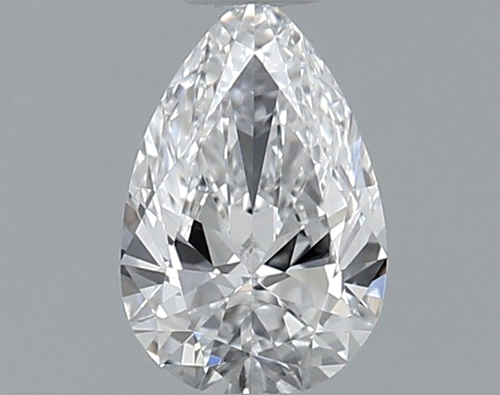 0.4 carat D-IF Natūralus Pear Deimantas (1)