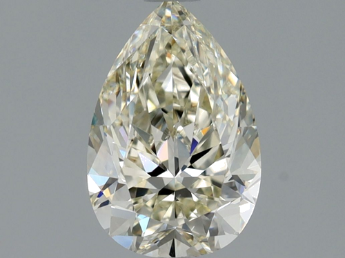 1.01 carat K-VS2 Natūralus Pear Deimantas (1)
