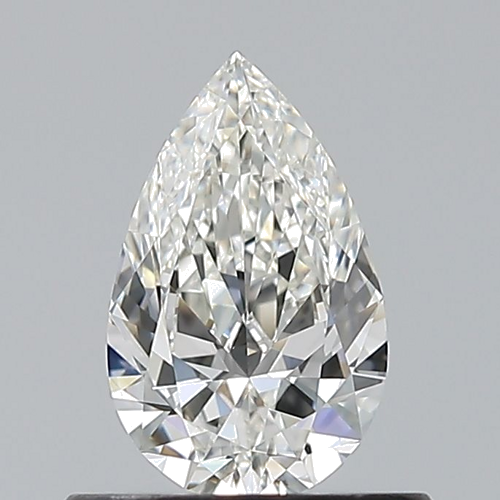 0.5 carat H-VVS1 Natūralus Pear Deimantas (1)