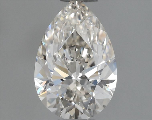 0.53 carat I-VVS2 Natūralus Pear Deimantas (1)