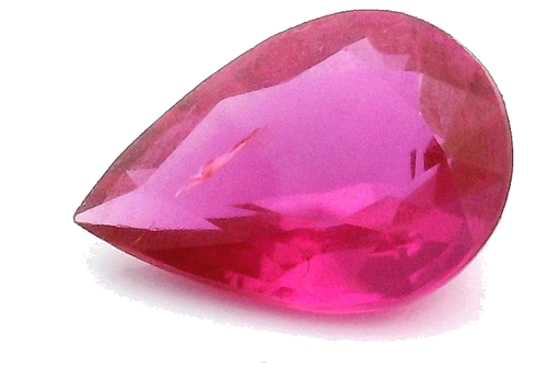 0.67 carat RED Pear Rubinas (1)