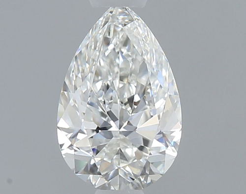0.5 carat G-VVS2 Natūralus Pear Deimantas (1)