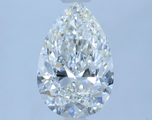 0.64 carat G-VS2 Natūralus Pear Deimantas (1)