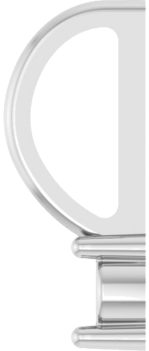 Sterling Silver 2.5 Round 1-Stone Family Bar Pendant Mounting (3)