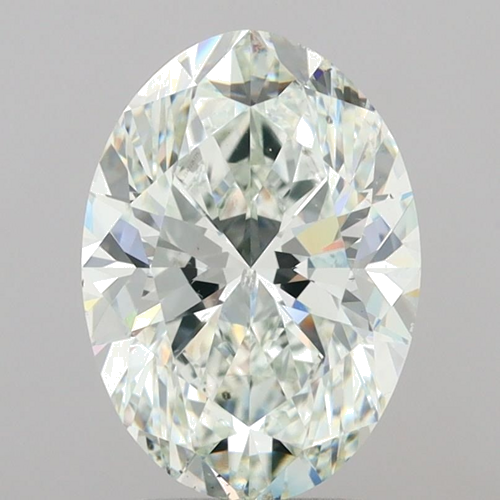 4.04 carat F-SI2 Natūralus Oval Deimantas (1)