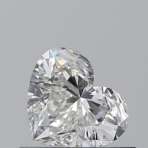 0.55 carat G-VVS2 Natūralus Heart Deimantas (1)