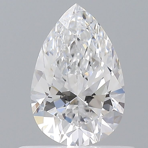 0.6 carat D-VS2 Natūralus Pear Deimantas (1)